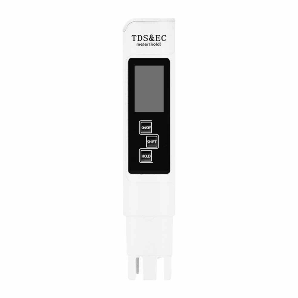 3 in 1 TDS EC Meter Digital LCD Display Water Testing Pen Purity Filter