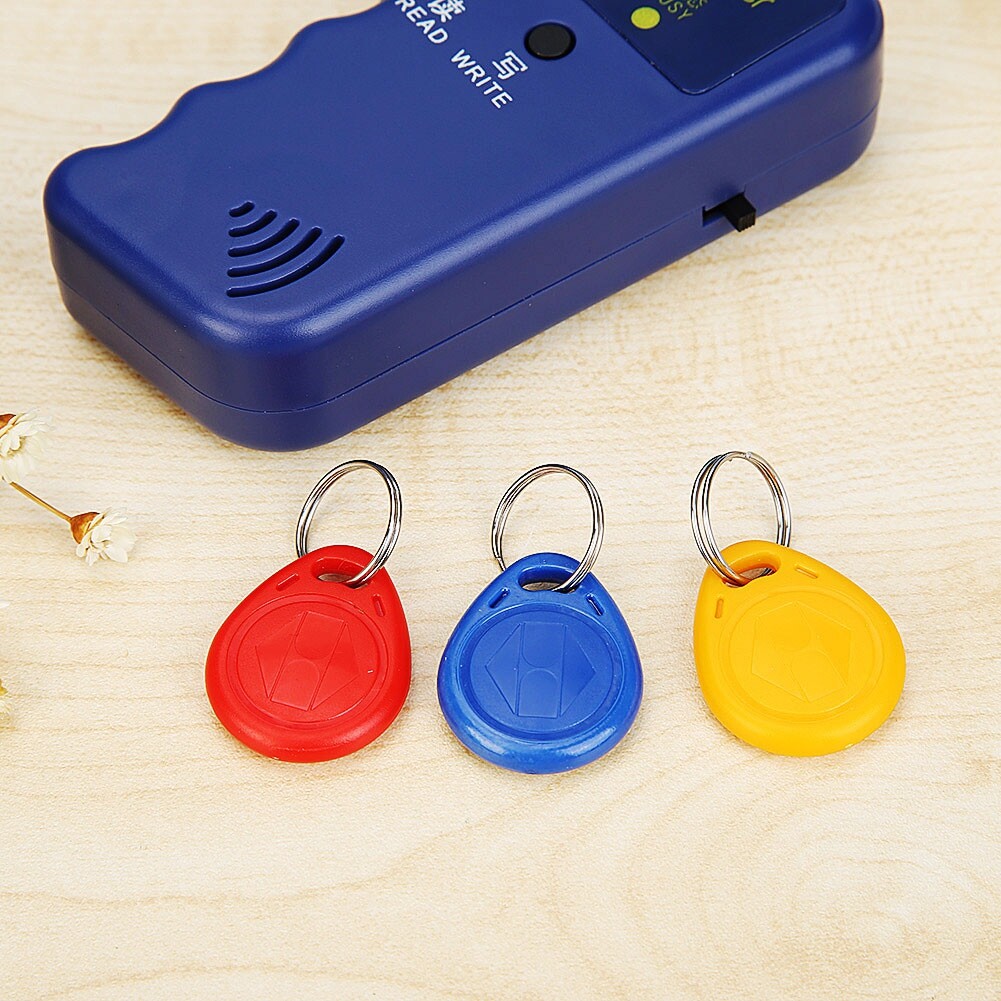 [Ready] Handheld 125KHz RFID Duplicator Copier Writer Programmer Reader EM4305 ID Cards