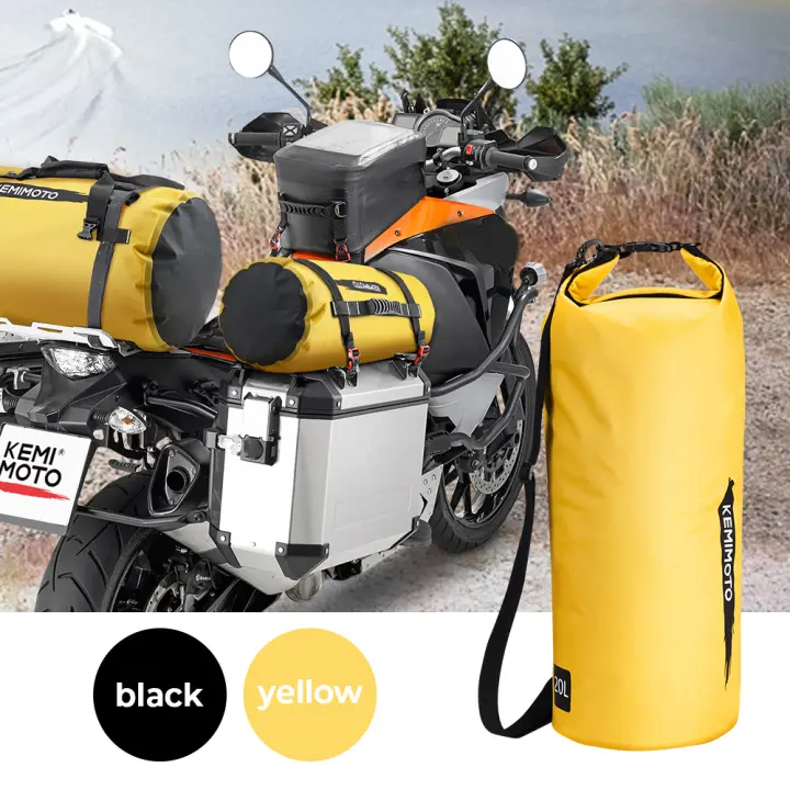 Motorcycle Bag Outdoor PVC Dry Sack Bag Waterproof 10L 15L 20L 30L Shoulder Ba