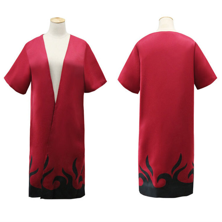 Namikaze Minato Naruto Costume Cloak 6Th Hokage Cloak Robe Cap Coat Unisex Sixth Hokage Kakashi Uniform