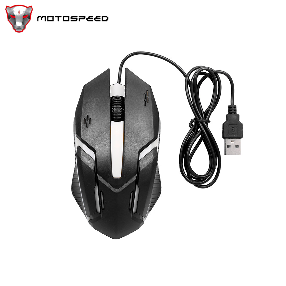 KKmoon CM-818 Wired Optical Mouse Gaming Mouse 1200DPI USB Gaming Mouse Ergonomic Mouse with Colorful Breathing Light