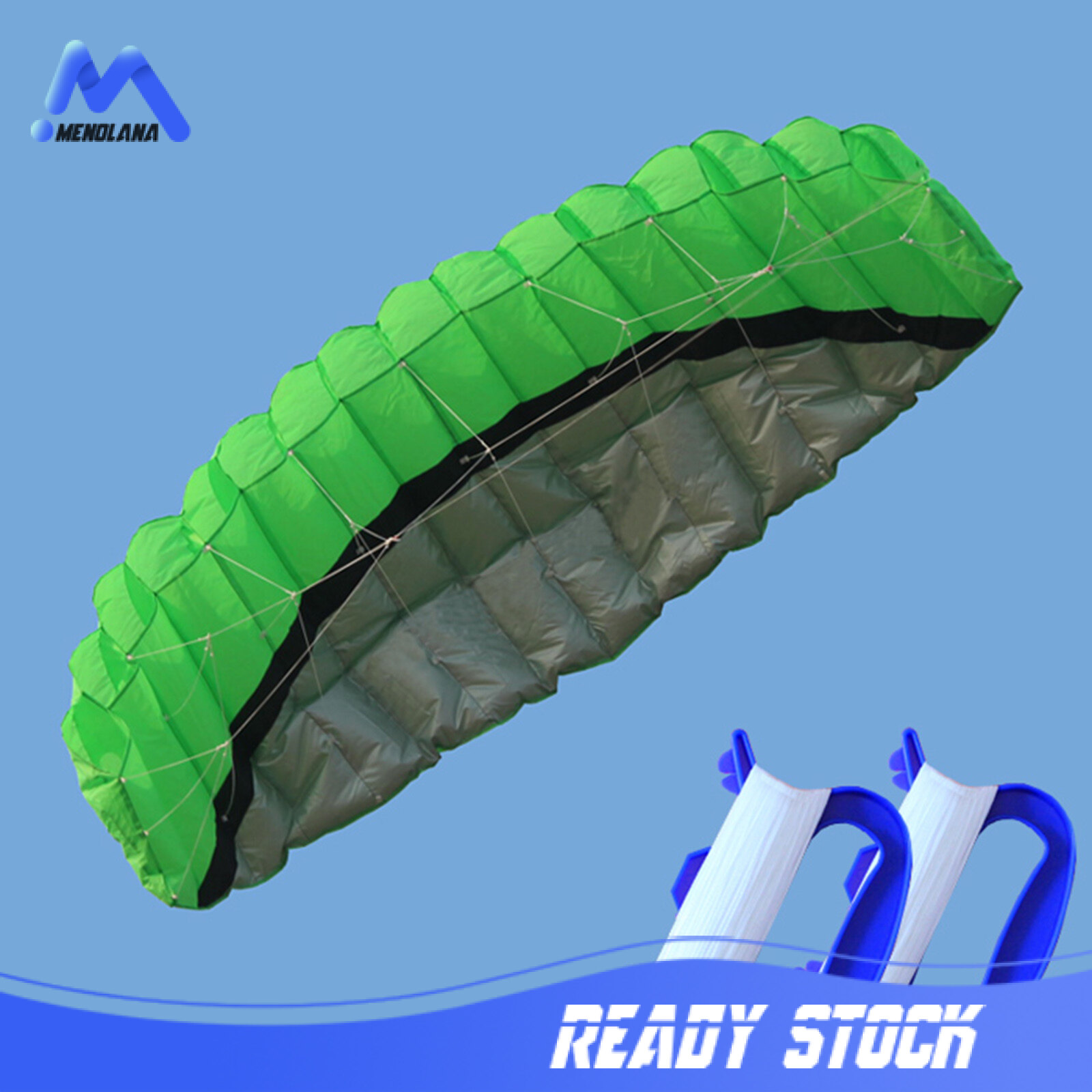 Menolana Stunt ร่มสำหรับเล่นไคท์บอร์ดดิ้ง Inflatable Parafoil ร่มชูชีพกลางแจ้งปีกบิน