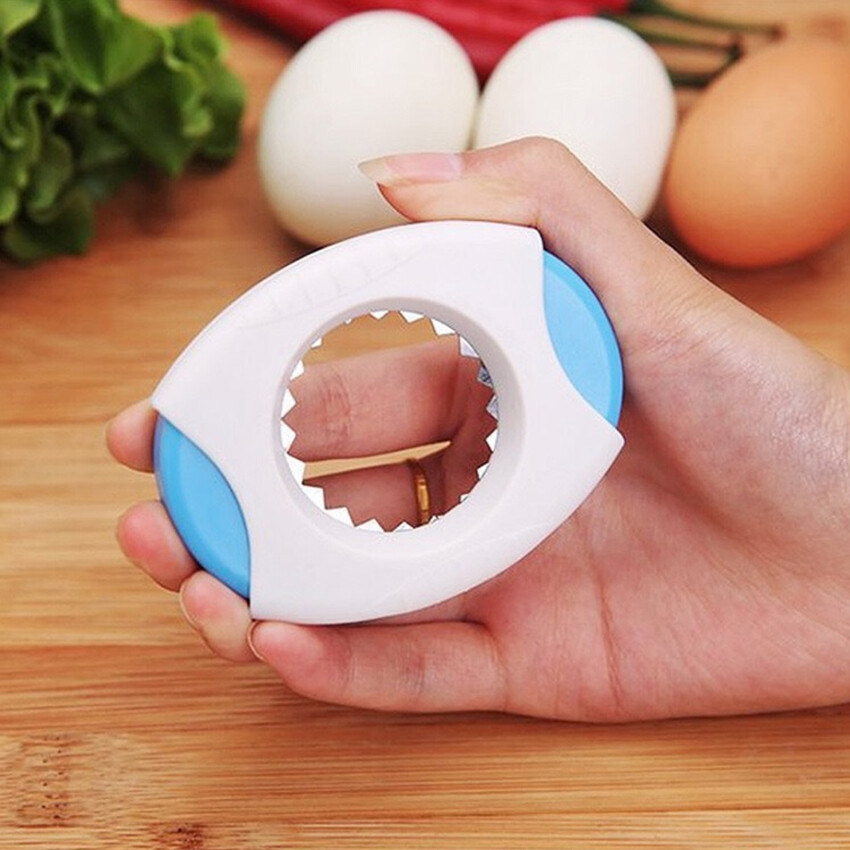 Egg Shell Opener Egg topper cutter Cute Boiled Egg Shell Topper Cutter Opener Egg Cup Tools Kitchen Essential