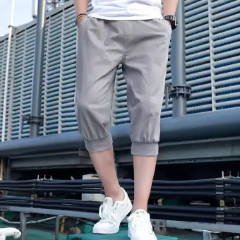 three quarter joggers