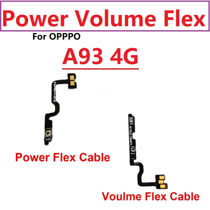Volume power flex cable for oppo a93 a74 4g on off power voulme side key switch flex cable