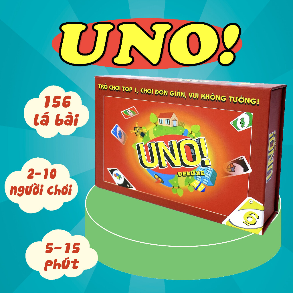 Combo bài UNO + Mở rộng Chơi Bài 156 lá