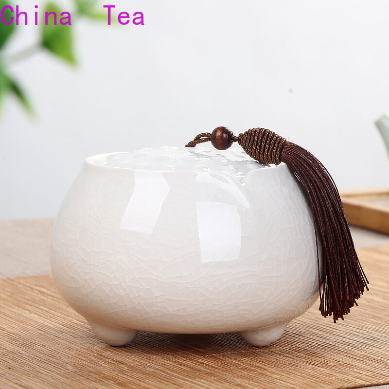 [Chất Lượng Cao, Giao Hàng Nhanh] Hộp Đựng Trà Bằng Gốm Sứ Celadon Lớn