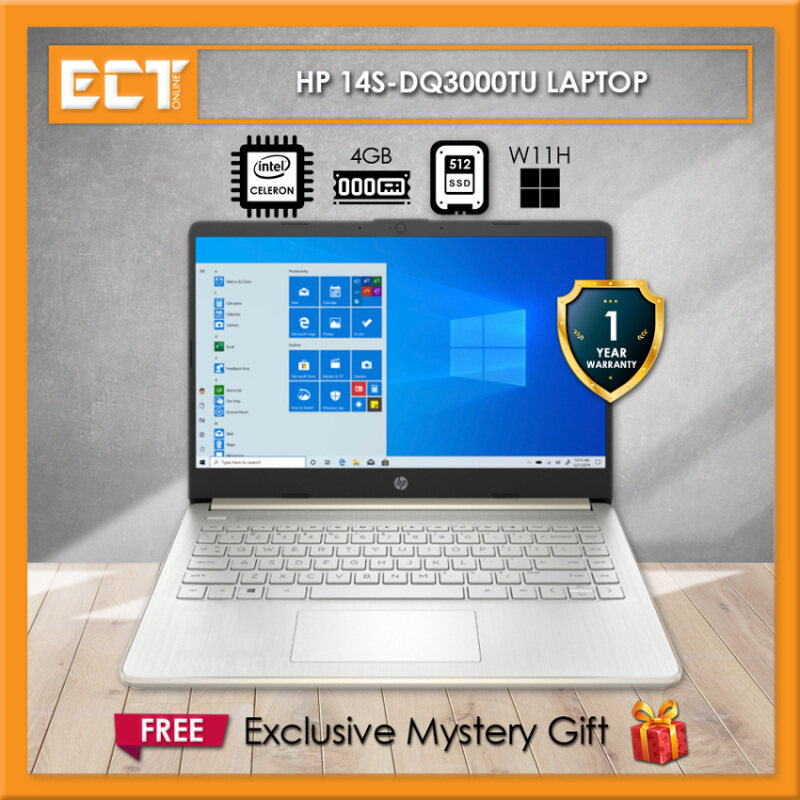 HP 14S-DQ3000TU Laptop (N4500 2.80GHz,4GB,512GB SSD,14 FHD,W11H) Malaysia