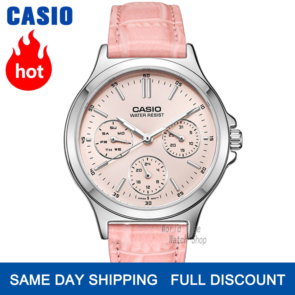 Authentic Casio watch women watches Set top brand luxury Waterproof Quartz  Wrist watch Luminous ladies Clock Fashion sport watch women reloj mujer |  Lazada PH