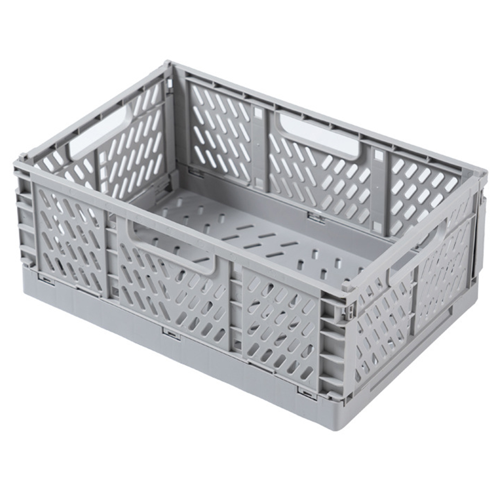 Terylin [Hàng Có Sẵn] Giỏ Đựng Đồ Thùng Nhựa Gấp Gọn Chịu Lực Lớn Hộp Đựng Đồ Cho Nhà Bếp