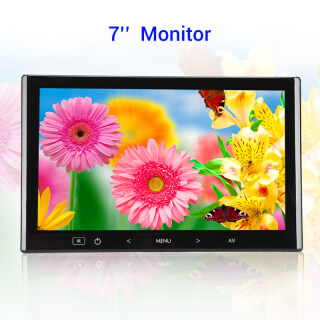 Màn Hình LCD 7 140 Cho Xe Hơi Văn Phòng An Ninh Gia Đình HDMI VGA Với Điều Khiển Từ Xa 1024 600 thumbnail