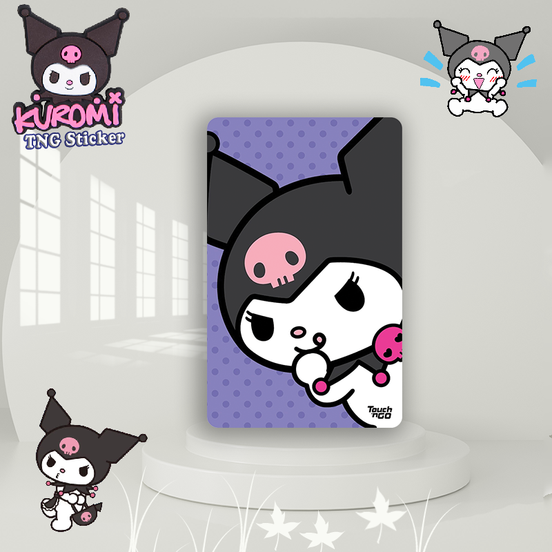 Kuromi TNG Sticker - Tng Touch N Go/Bank Card Sticker Cover (Buy4Free1 ...