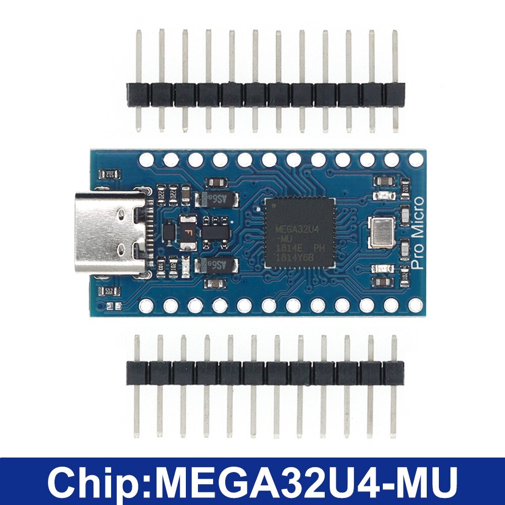 Micro/mini/type-c usb atmega32u4 module 5v 16mhz board for arduino atmega32u4-au/mu controller pro-micro replace pro mini