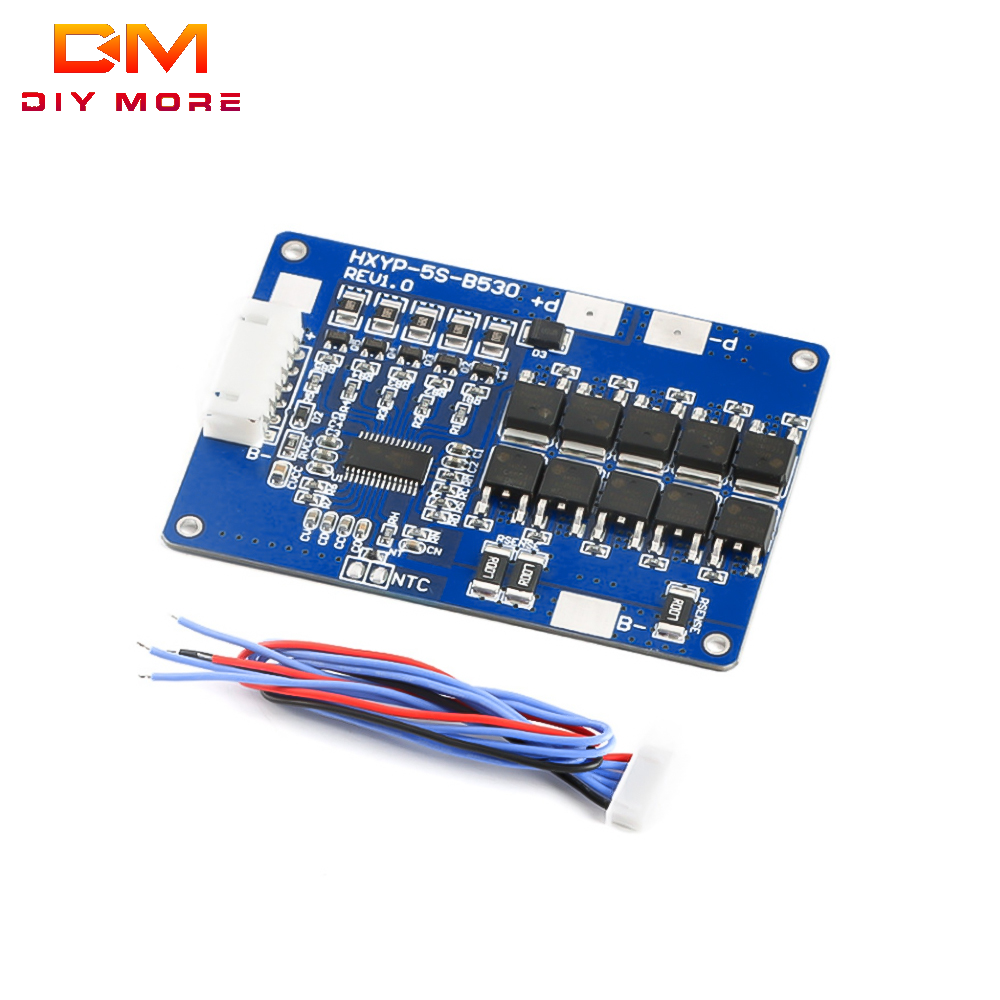 Diymore 5S Lithium B-attery Protection Board BMS 18650 Li-ion Lithium B ...