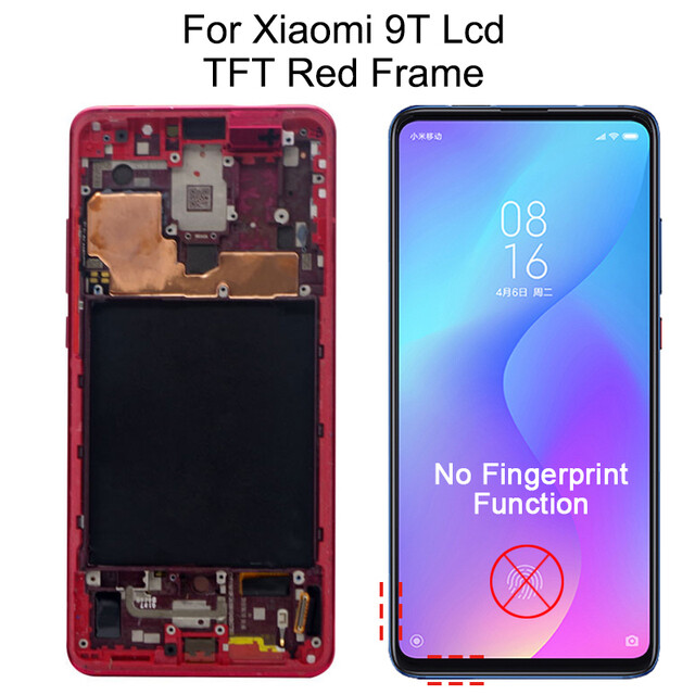 Pannello OLED Mi 9T Nero Display Touch OLED Per Xiaomi Mi 9T - Foto 9