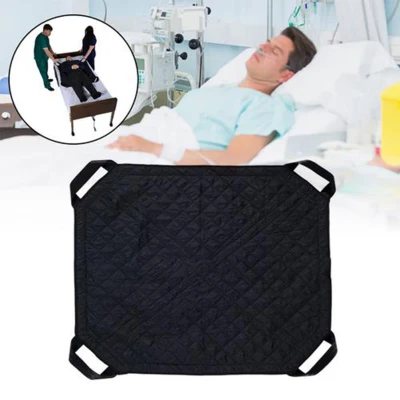 Multipurpose Positioning Bed Pad with Reinforced Handles Reusable and Washable Patient Sheet for Turning Lifting and Repositioning