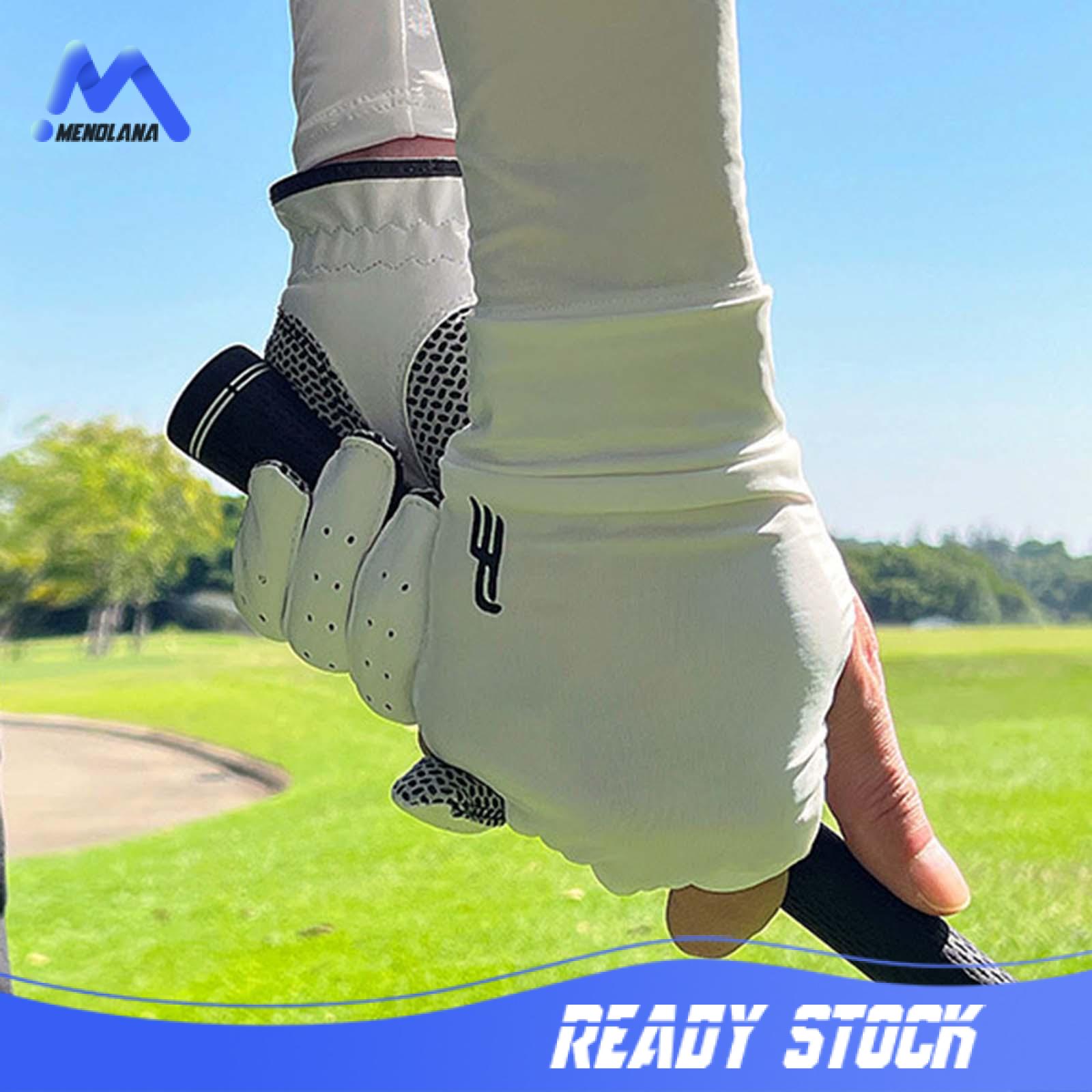 Menolana Summer Golf Finger Glove Ice Silk Fabric Accessory Hands Protection protector Lightweight Mesh Cooling Lining for Men Women