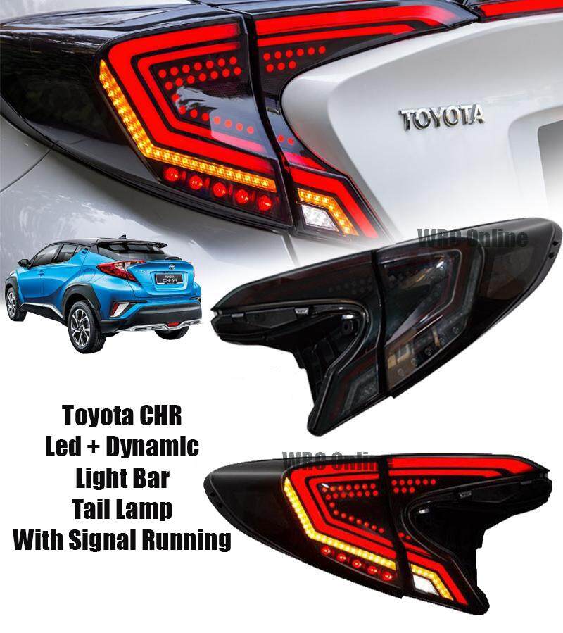 TY610 Toyota CHR Led + Dynamic Light Bar Tail Lamp With Signal Running