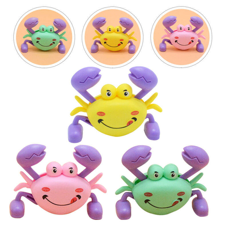 3Pcs Children Wind-up Toys Clockwork Crabs Interactive Crab Toys Kids ...