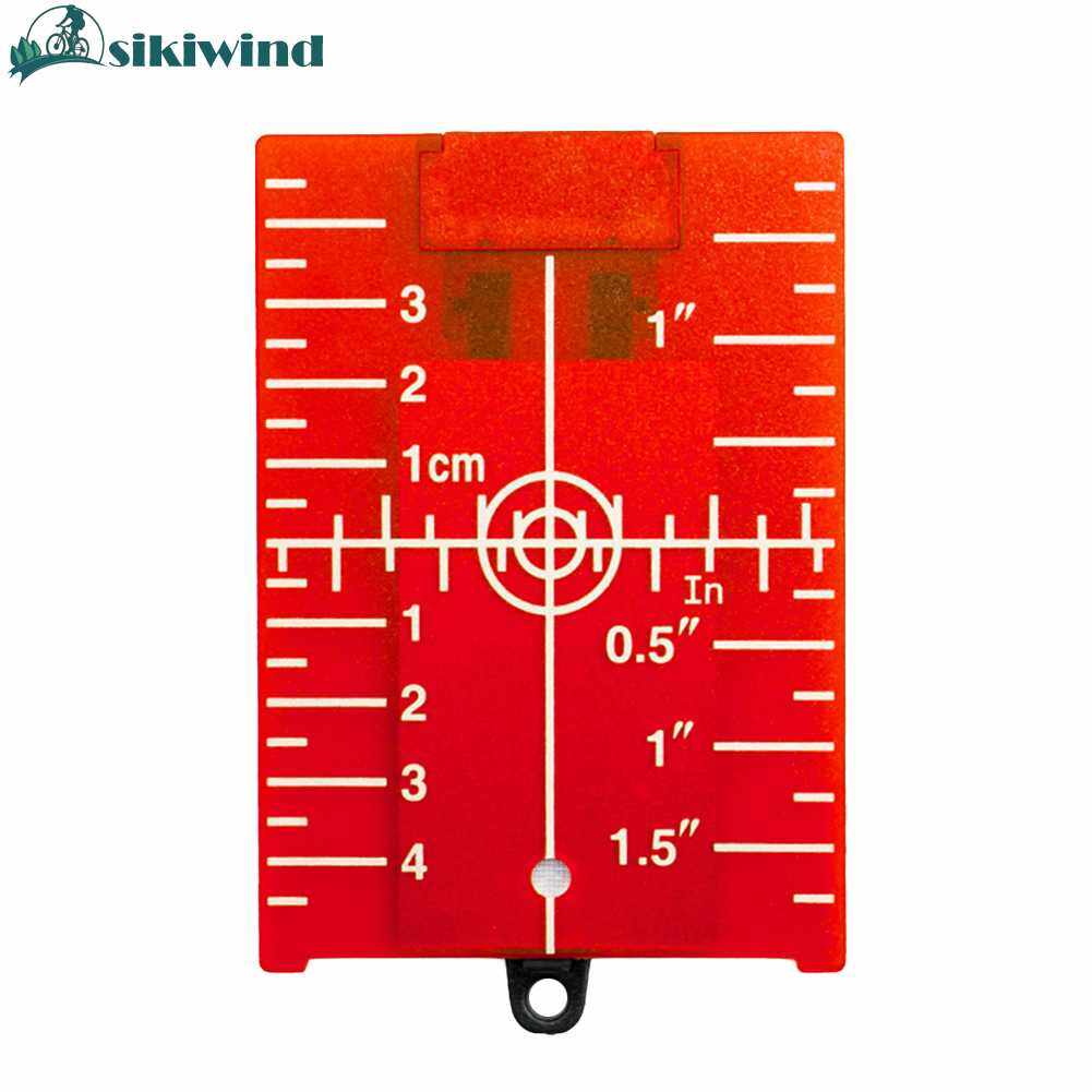 Sikiwind Magnetic Line Beam Laser Level Target Vertical/Horizontal Inch/cm Leveling Board