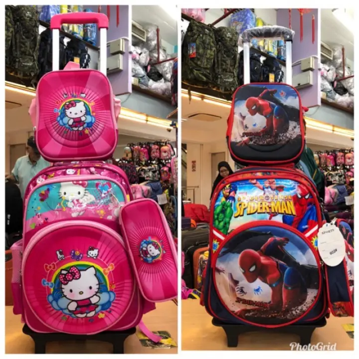 lazada trolley school bag