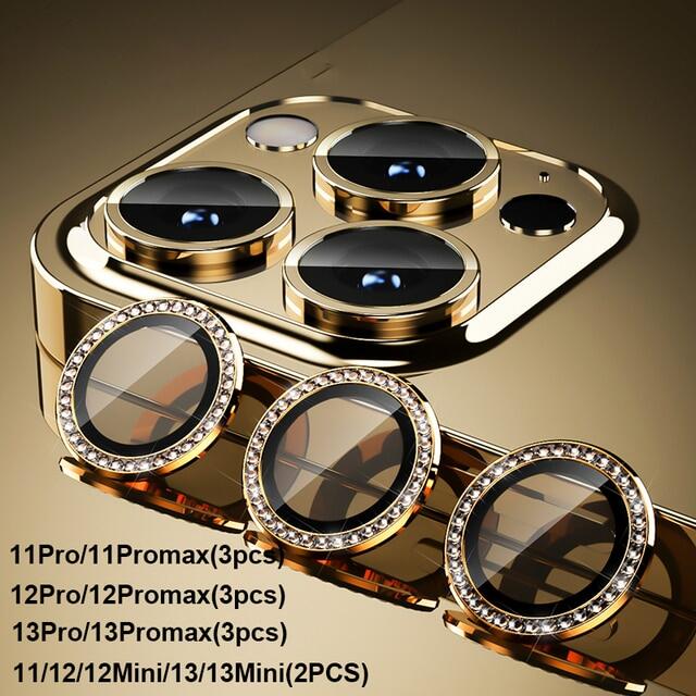 Quxis diamond camera case for iphone 14 13 11 pro max 12 pro max camera lens protector screen case for iphone 14 plus tempered glass