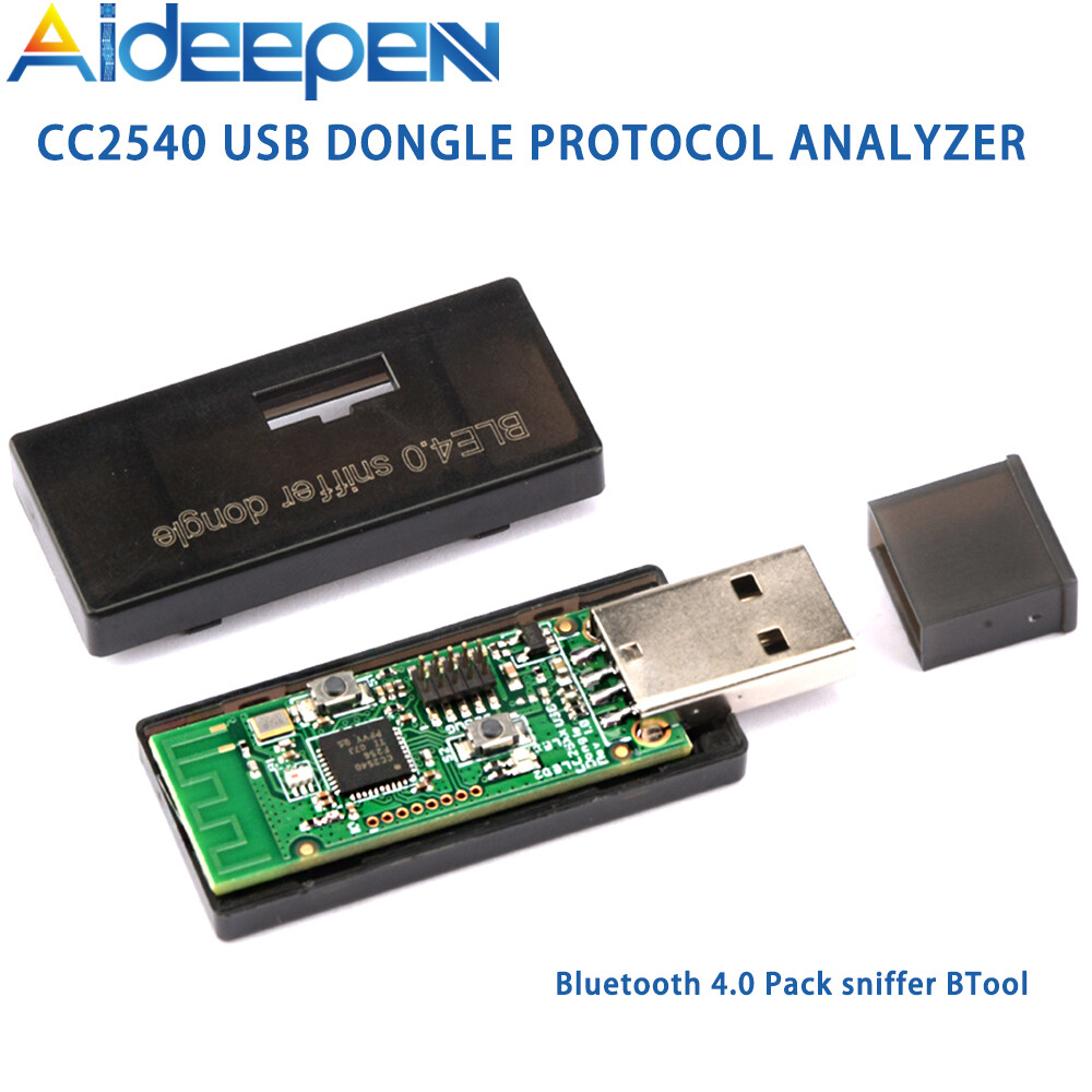 【Ready Stock】Original Aideepen CC253/CC2540 Bluetooth 4.0 USB Dongle Protocol Analyzer Pack Sniffer BTool/Zigbee Pack Sniffer 802.15.4
