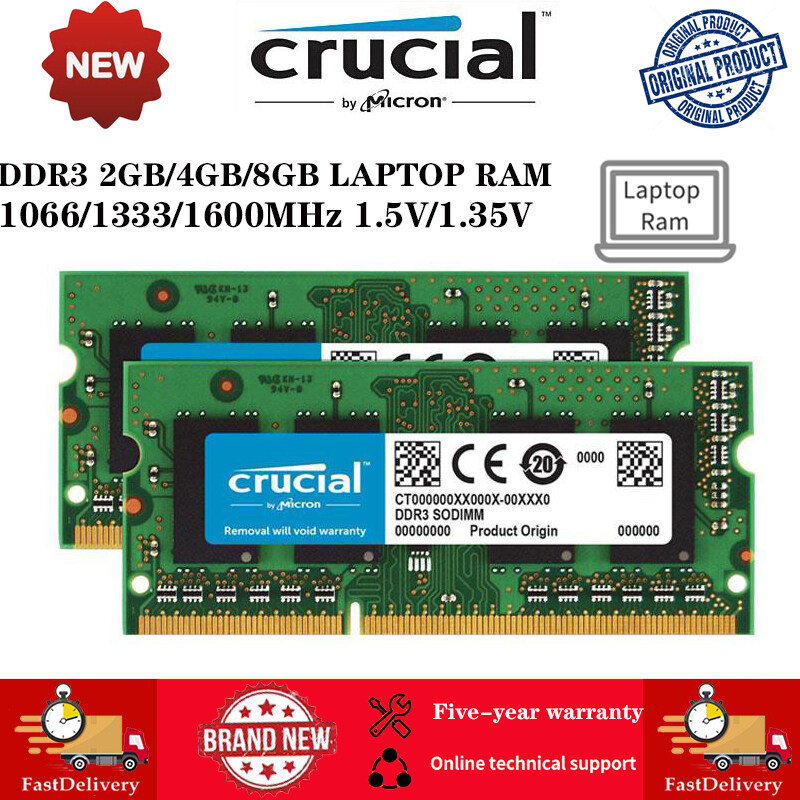 Crucial Ddr3 8gb Pc3 Laptop Ram Ram Laptop Pc3 10800s Crucial DDR3