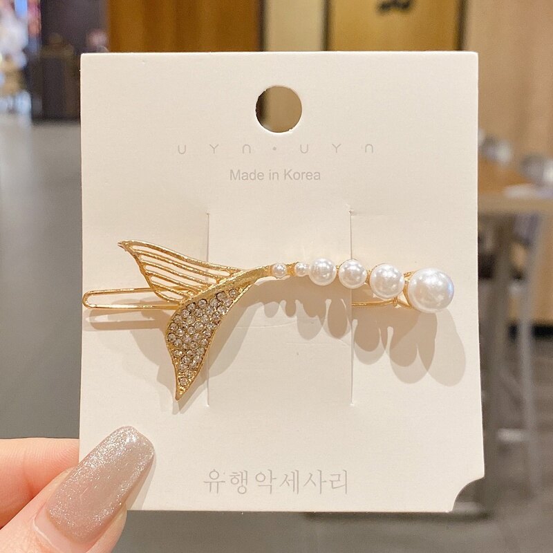 Fashion Faux Pearl Hair Clip