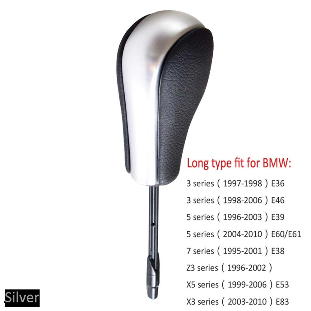 Automatic AT Short Long Gear Stick Car Shift Gear Knob For BMW E81 E82 E87 E90 E91 E92 E93 E36 E38 E39 E46 Z4 Z3 E53 E60 X5 X3
