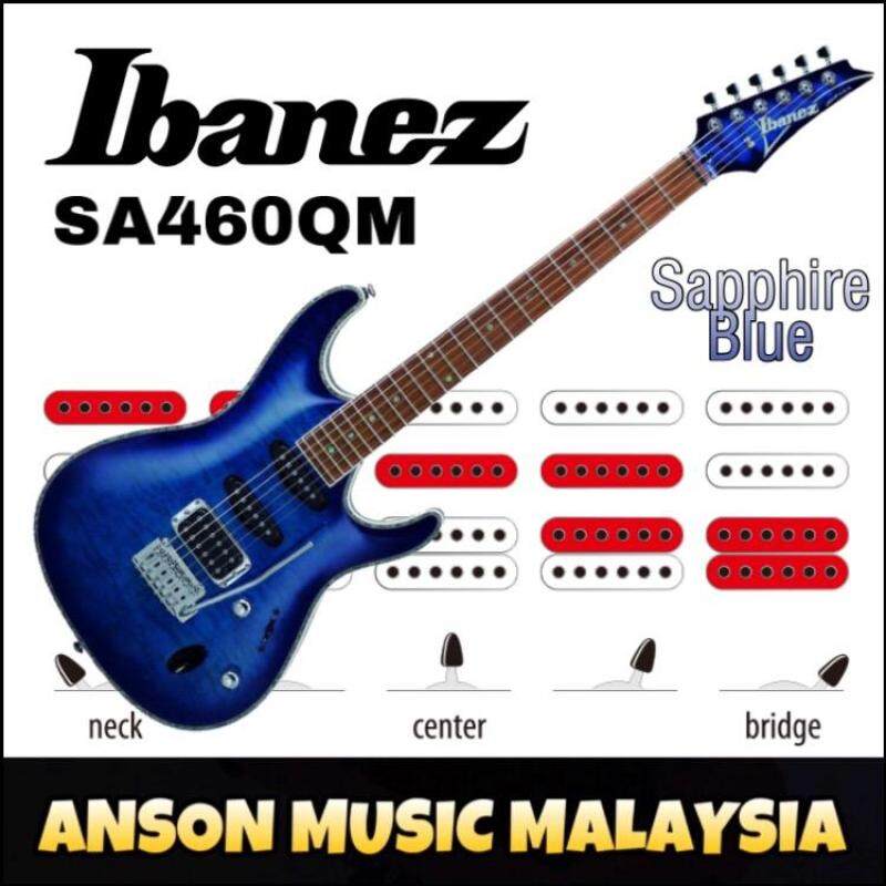 Ibanez SA460QM Electric Guitar, Sapphire Blue(SPB) Malaysia