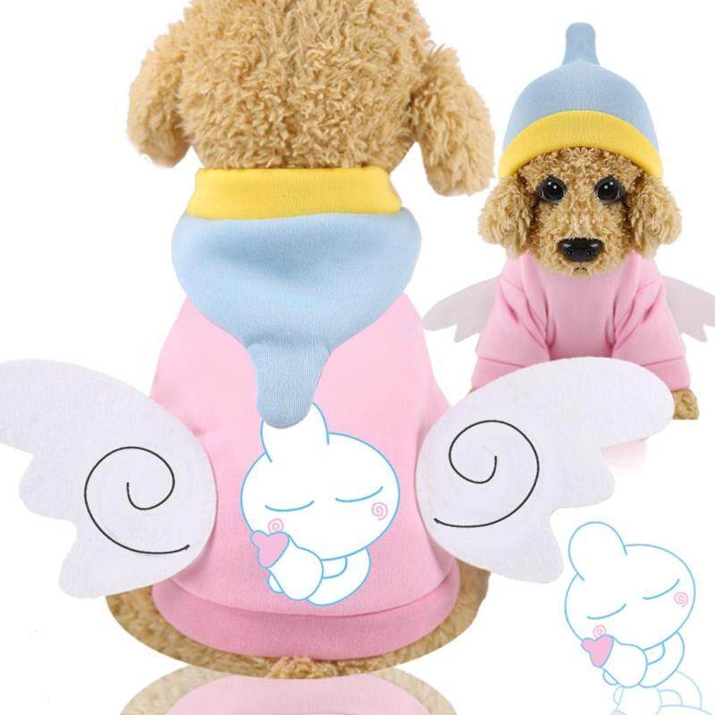 Chó Mèo Pet Trùm Đầu Áo Khoác Mèo Chó Quần Áo Pet Quần Áo Cánh Chai