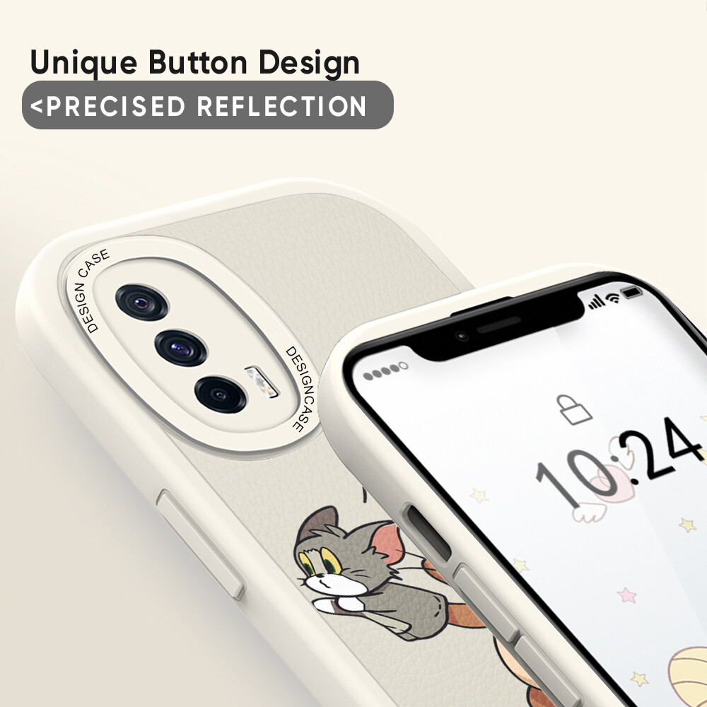 Jizetin Leather Casing For Xiaomi Redmi Note 10 Note 10 5G Note 10 Pro Note 10S Slim Skin Feeling Cartoon Leather Back Casing Soft Silicone PU Leather Cover Phone Case