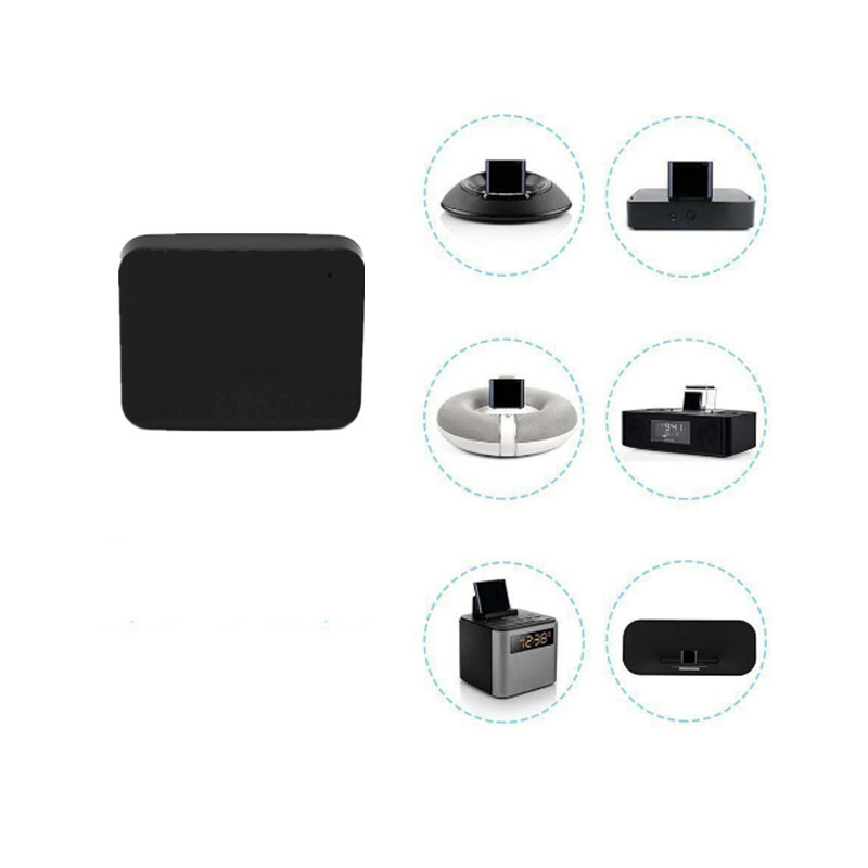 Bộ Chuyển Đổi Bluetooth 5.0 Mini 30 Pin Bộ Thu Bluetooth Không Dây Âm Thanh Nổi A2DP Cho Đế Sạc iPhone 30 Pin Loa