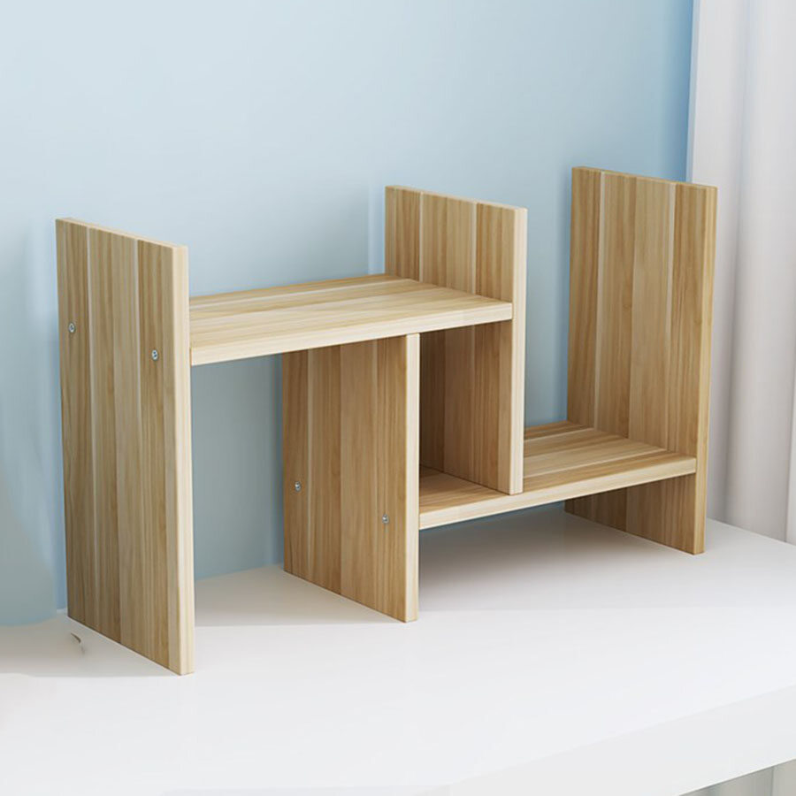 [HCM]KỆ SÁCH GỖ ĐỂ BÀN LẮP GHÉP MINI