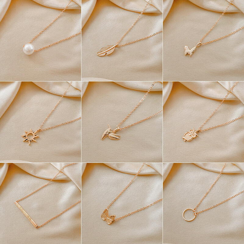 Korean Style Multi-pattern Necklace for Women
