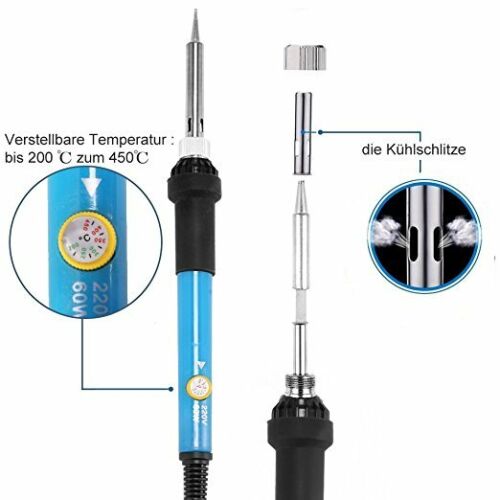 【Giải khóa】 nhíp dây hàn Bộ dụng cụ hàn mỏ hàn điện 220V EU