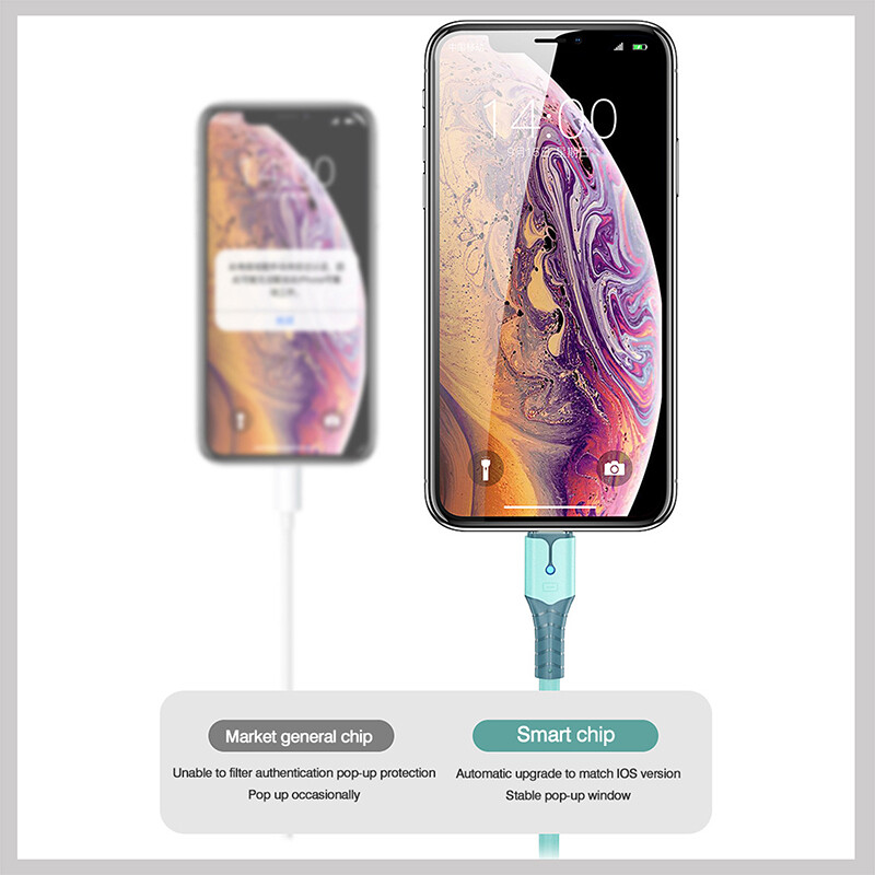 VAORLO Cáp Dữ Liệu USB Sạc Nhanh 5A 3 Trong 1 Dây Đèn LED Silicon Lỏng Có Thể Tháo Rời Bộ Sạc USB Sang Micro USB/Type-C/8 Pin Cho iPhone 13 12 Pro Huawei