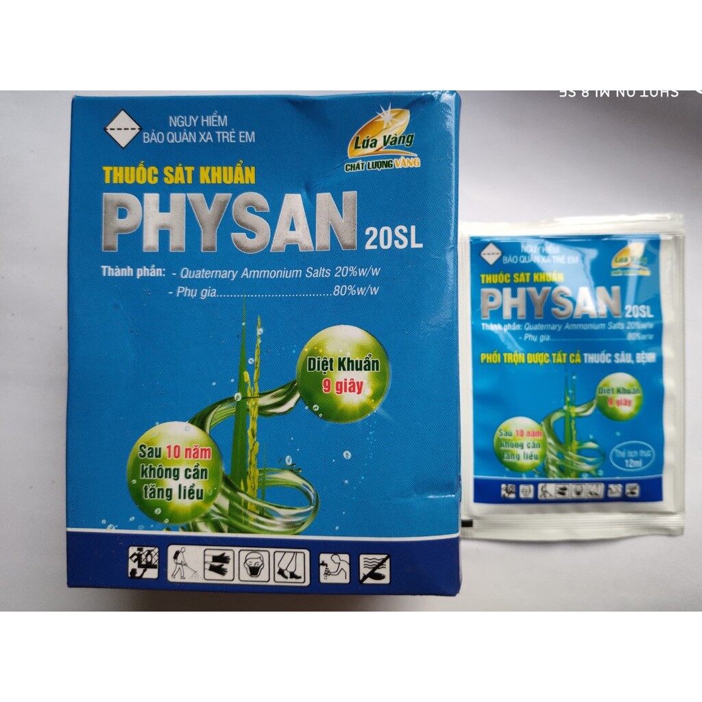 Physan 20sl - sát khuẩn cây 12ml/ gói