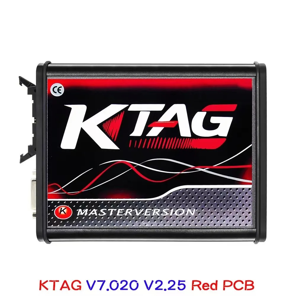 KTAG V7.020 V2.25 Red PCB Red European ECU Programmer Unlimited Points Networkable