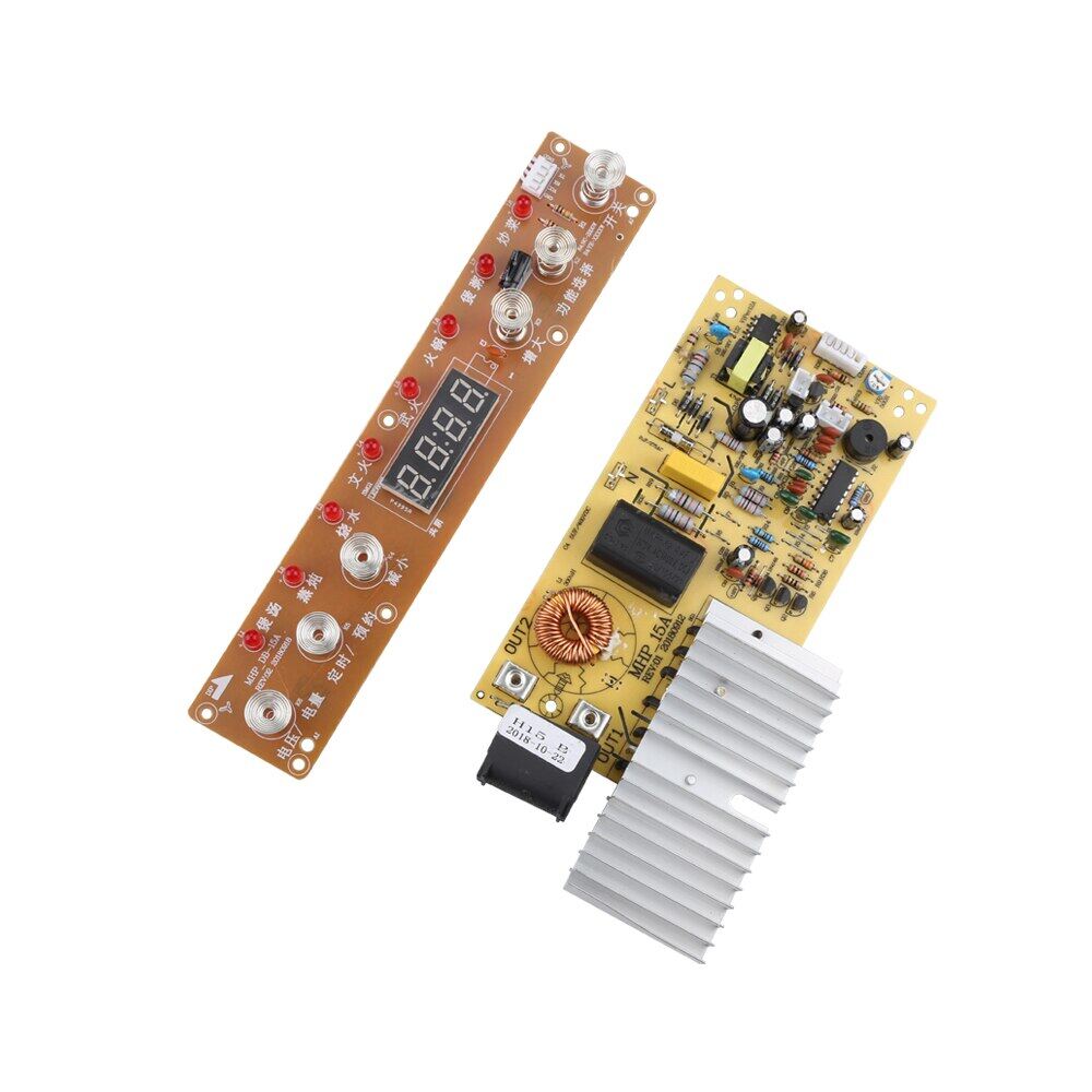 1500w 220v Pcb Induction Heating Control Panel - Circuit Board With Digital Display And Function Options For Induction Cooker