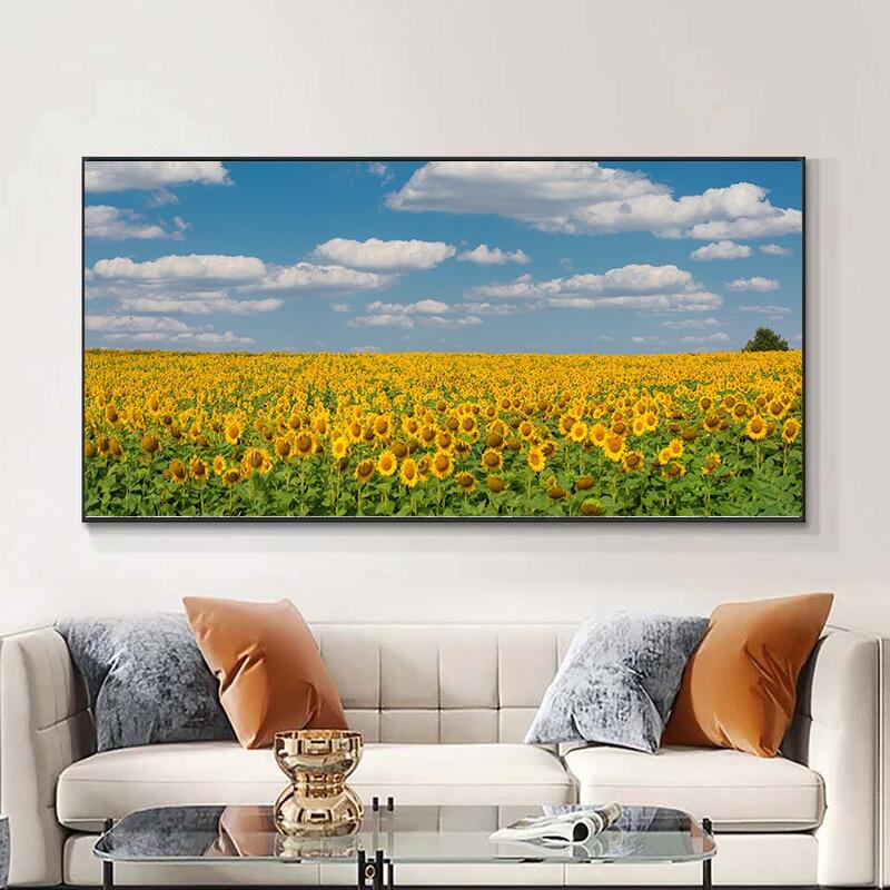 Modern Flowers Landscape Sunflower Canvas Painting Canvas printings and Prints Wall Art Pictures Living Room Cuadros Home Decor
