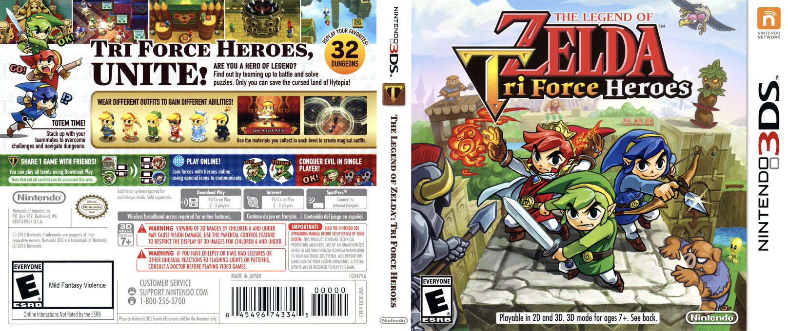 zelda triforce heroes 3ds