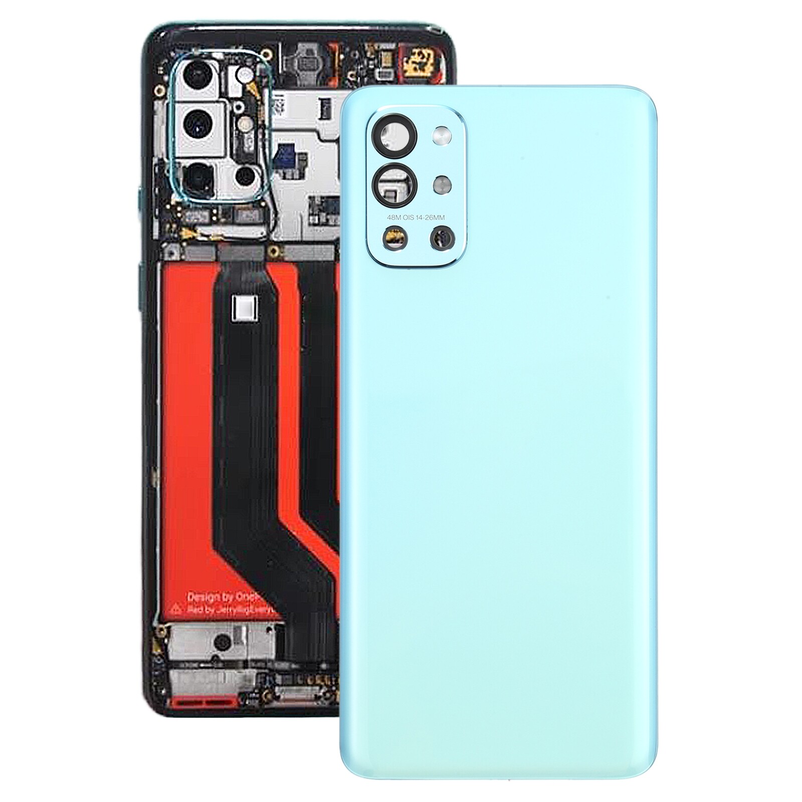 【Ready Stock】Back Cover With Camera Lens for OnePlus 9R(Blue ...