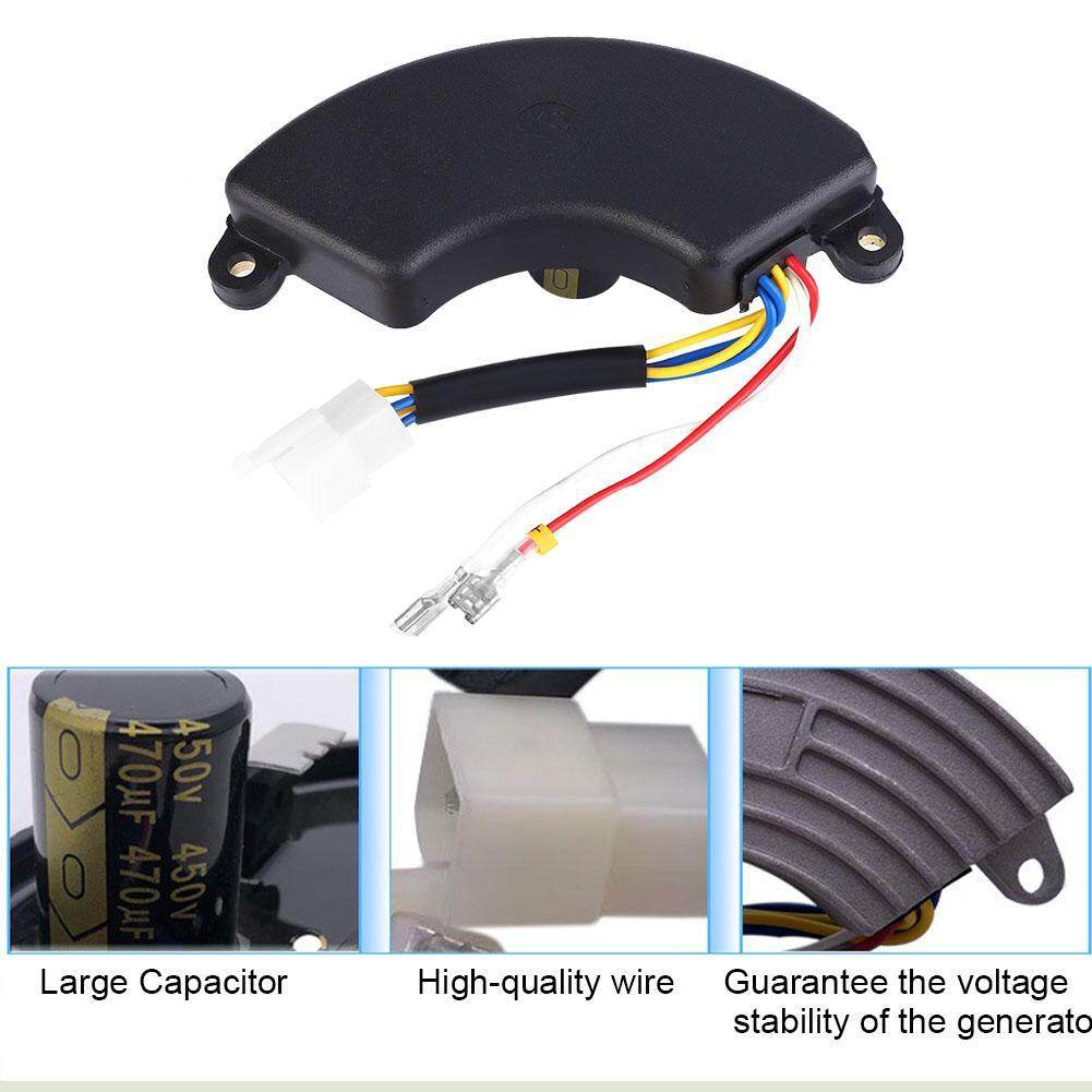 250V 470UF Generator Auto Voltage Regulator Universal AVR for 5-6.5KW Generator