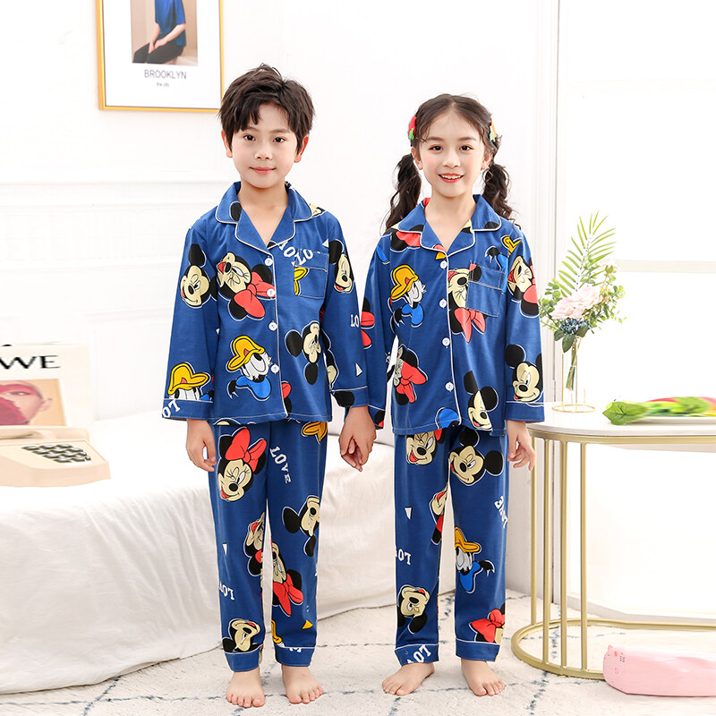 Children Sleepwear Baby Nightwear Pyjamas Kids Homewear Nightwear Full ...