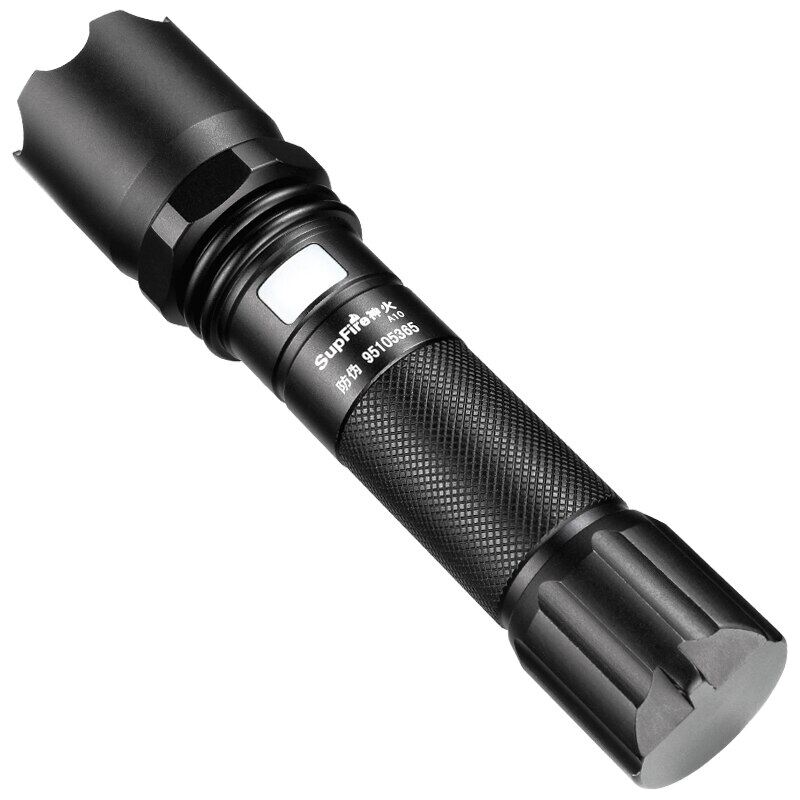 SUPERFIRE Flashlight A10 LED Flashlight Waterproof Portable Torchlight Rechargeable Super Bright Searchlight Outdoor