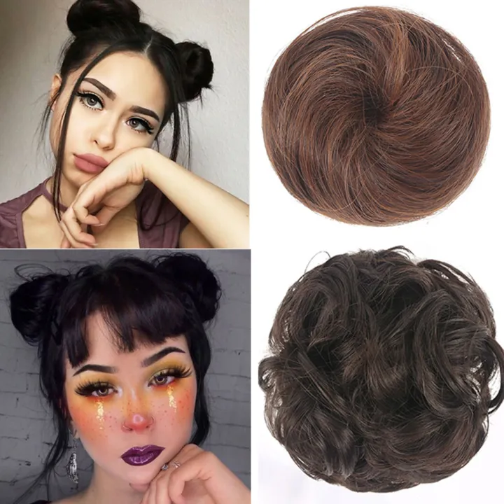 clip on hair pieces buns