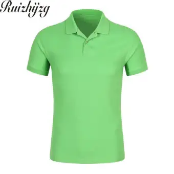 plus size green polo shirt