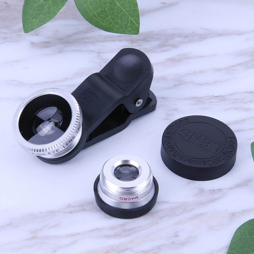 Ống kính mắt cá 3 trong 1 + Góc rộng + Bộ Ống kính máy ảnh Macro cho điện thoại